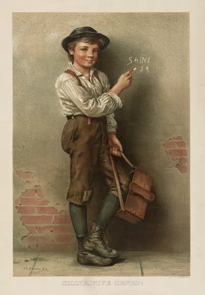 Сияй, пять центов! by Джон Джордж Браун, 1891 — digital art print download