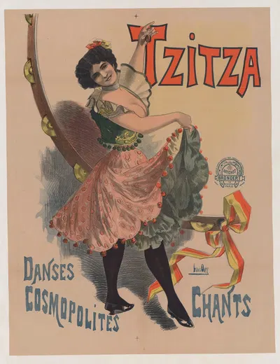 Tzitza. Danses cosmopolites, chants by Луи Ури, 1895 — digital art print download