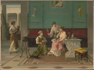 Помпейская сцена by Кунстенштальтен А.Г., 1914 — digital art print download