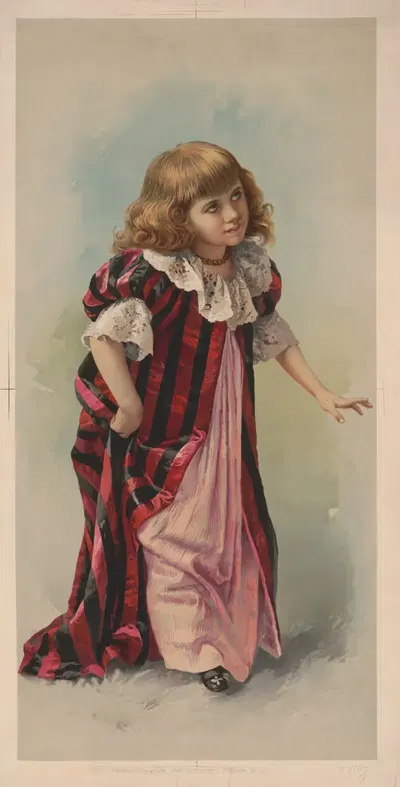 Маленькая принцесса by Шумахер и Эттлингер, 1893 — digital art print download