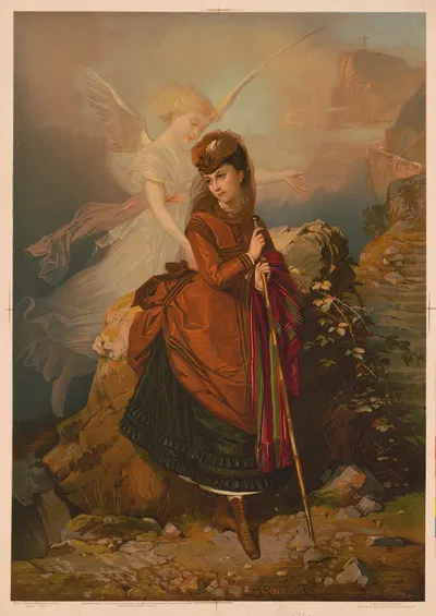 Добродетель by Тестю и Массен, 1872 — digital art print download