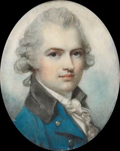 Портрет мужчины by Ричард Косвэй, c. 1790 — digital art print download
