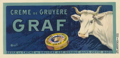 Crème de gruyère Graf by Марселлен Озоль, 1925 — digital art print download
