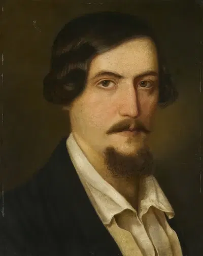 Автопортрет by Дионис Гантер, 1837 — digital art print download