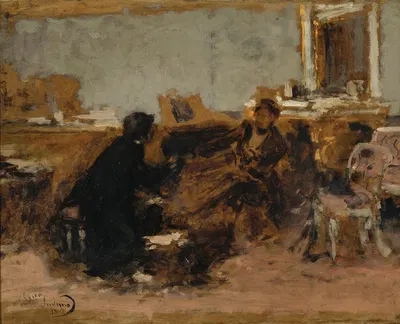 Легкомысленность by Доменико Индуно, 1867 — digital art print download