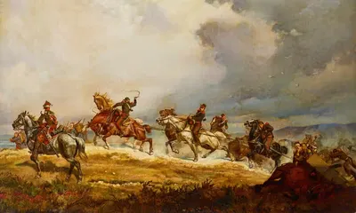 Французская артиллерия в походе by Элизабет Саутерден Томпсон — digital art print download