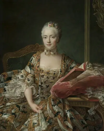 Портрет маркизы д'Агиррандес by Франсуа-Юбер Друа, 1759 — digital art print download
