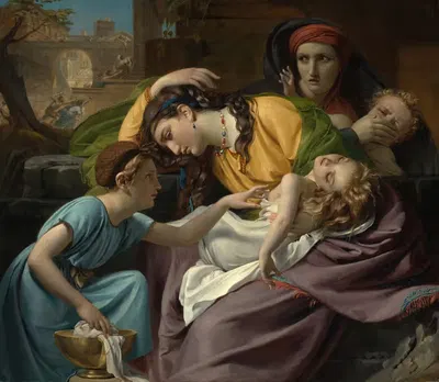 The Massacre of the Innocents by François-Joseph Navez, 1824 — digital art print download