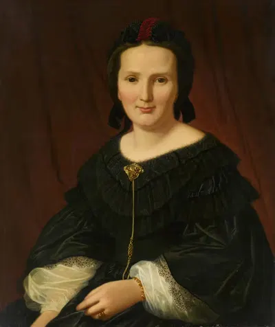 Portrait of a Lady by Georg Balder, 1857 - 1860 — digital art print download