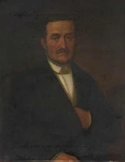 Portrait of Melchior Trescher by Georg Balder, 1866 — digital art print download