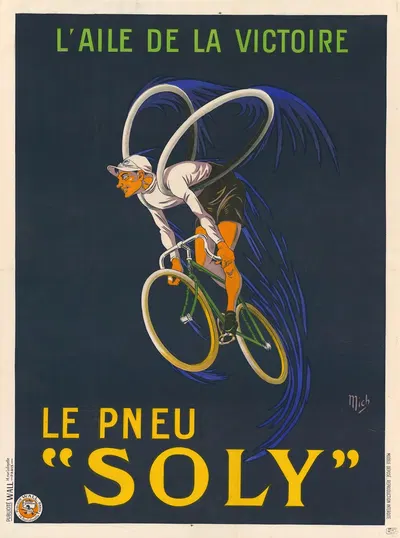 L'aile de la victoire. Le pneu 'Soly' by Мишель Либо, 1922 — digital art print download