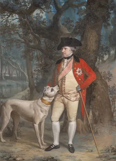 Джордж Клаверинг Коупер, 3-й граф Коупер by Хью Дуглас Гамильтон, 1785 — digital art print download