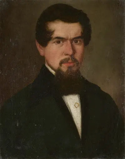 Портрет Вильгельма Венца by Лукас Кирнер, 1851 — digital art print download
