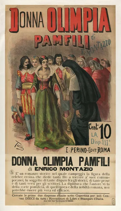 Donna Olimpia Pamfili di E Enrico Montazzio by Ottavio Rodella Tavio, 1893 — digital art print download