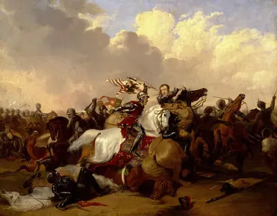 Battle of Bosworth by Abraham Cooper, 1790 — digital art print download