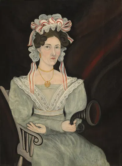 Возможно, миссис Уильям Шелдон by Асахел Пауэрс, c. 1831 — digital art print download