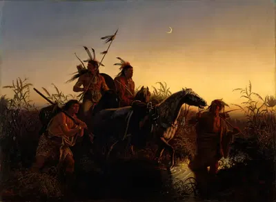 Плененный конь by Шарль Фердинанд Вимар, 1854 — digital art print download