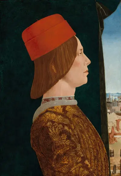 Джованни II Бентивольо by Эрколе де' Роберти, c. 1474 — digital art print download