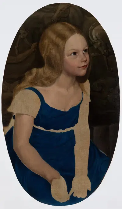 Портрет дочери художника, Марии by Карл Фридрих Шинкель, 1817 — digital art print download
