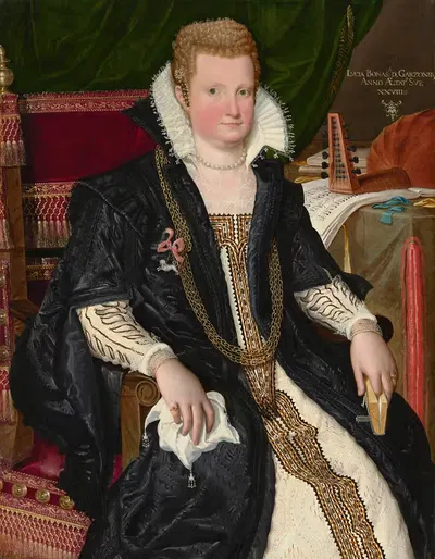 Лючия Бонасони Гарцони by Лавиния Фонтана, c. 1590 — digital art print download