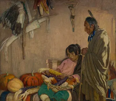 Мир и изобилие by Оскар Эдвард Бернингхаус, 1925 — digital art print download