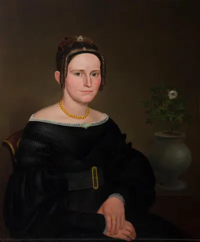 Люси Скалли Брик (госпожа Альфред Х. Брик) by Роберт Пекхэм, c.1840 — digital art print download