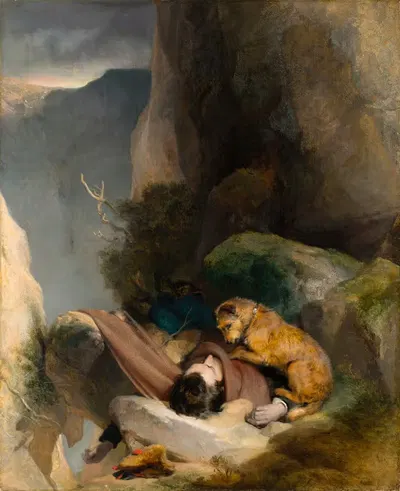Attachment by Sir Edwin Henry Landseer, 1829 — digital art print download