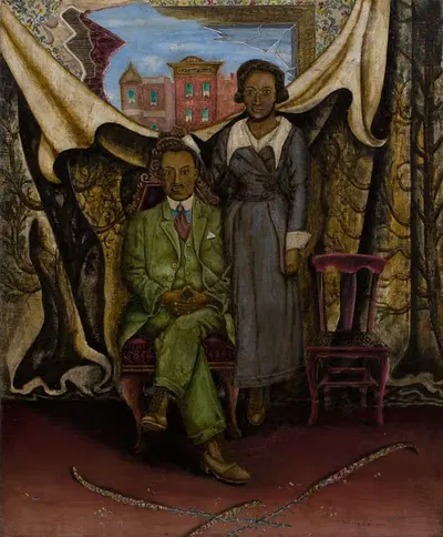 Отец и мать by Уолтер Эллисон, 1939 — digital art print download