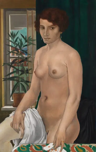 Карта легкого акта у окна by Бруно Поль Зинер, 1925 — digital art print download