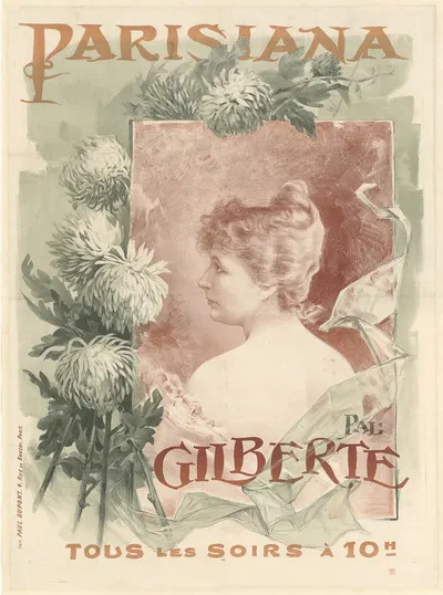 Parisiana. Gilberte tous les soirs à 10 h by Pal (Jean de Paleologue), 1894 — digital art print download