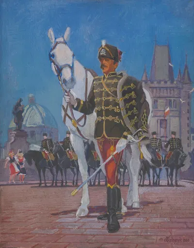 Гордость Праги by Джеймс С. Кулханек, 1960 — digital art print download