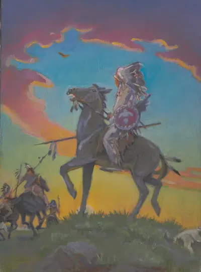 Исчезающая раса by Джеймс С. Кулханек, 1970 — digital art print download