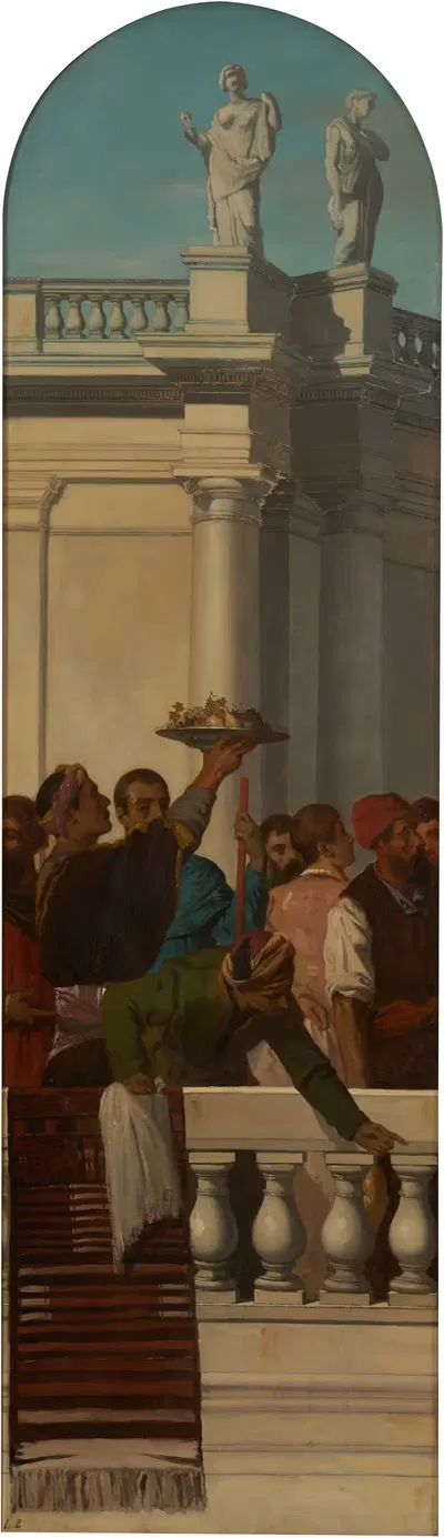 Пиршество в венецианском стиле by Луи Кандид Буланже, 1846-1851 — digital art print download