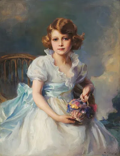 Принцесса Елизавета Йоркская by Филипп де Ласло, 1933 — digital art print download
