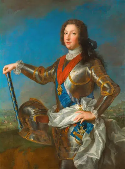Портрет Луи, герцога Орлеанского by Алексис Симон Белль, 1750 — digital art print download