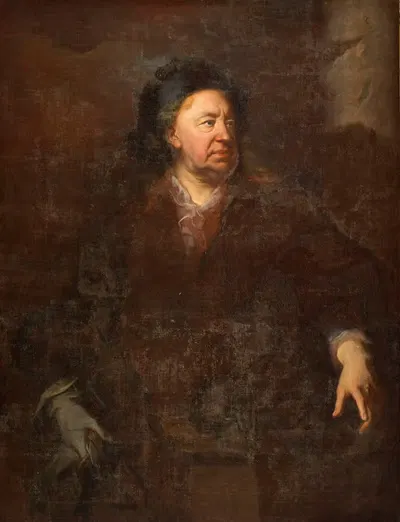 Everhard Jabach, dit l'homme aux gants gris by Hyacinthe Rigaud — digital art print download