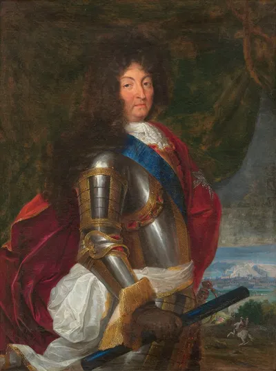 Portrait de Louis XIV by Hyacinthe Rigaud — digital art print download
