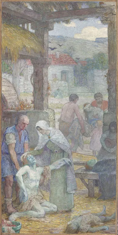 Братство или Милосердие by Жак Фердинанд Амбер, 1900 — digital art print download