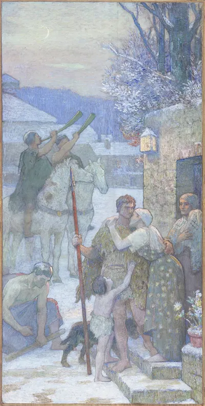 'Родина' или 'Патриотизм' by Жак Фердинанд Амбер, 1900 — digital art print download