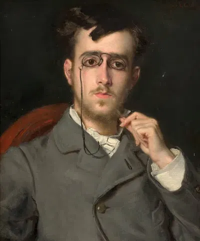 Предполагаемый портрет господина Камиля ле Сенна by Альфред Деоденк, 1851-1931 — digital art print download
