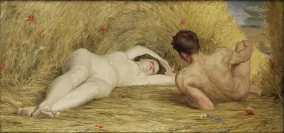 Летняя идиллия by Огюст Левек, 1918 — digital art print download