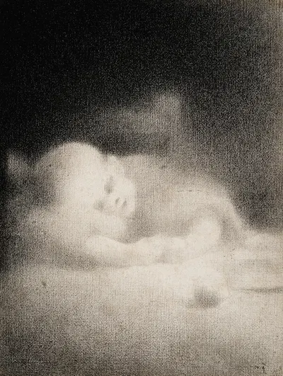 Etude d'enfant dormant by Charles Angrand — digital art print download