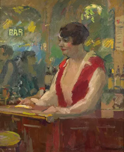 Au bar by Elie Anatole Pavil — digital art print download