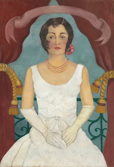 Портрет дамы в белом by Фрида Кало, 1929 — digital art print download