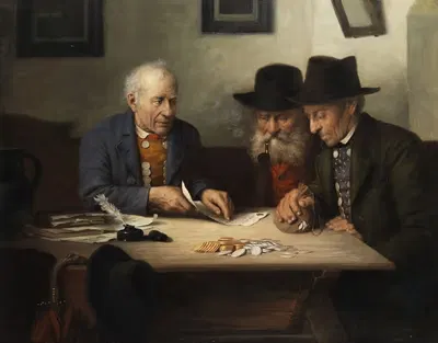 Die Abrechnung by Josef Wagner-Höhenberg — digital art print download