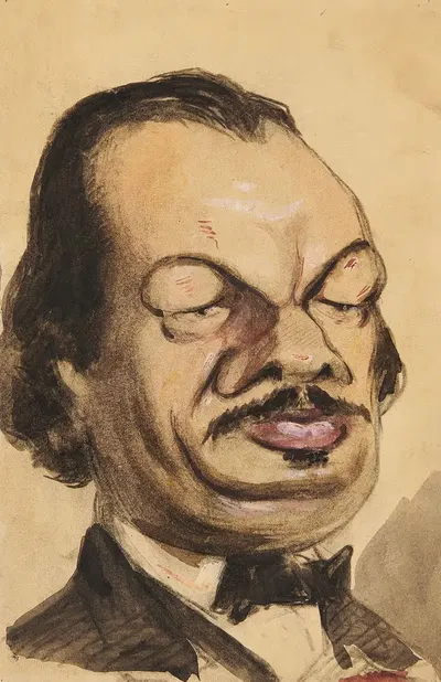 Портрет Огюста Маке by Надар, 1854 — digital art print download