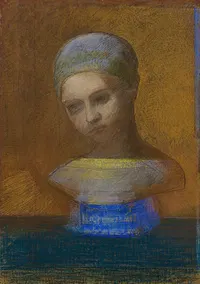 Бюст ребенка by Одилон Редон — digital art print download