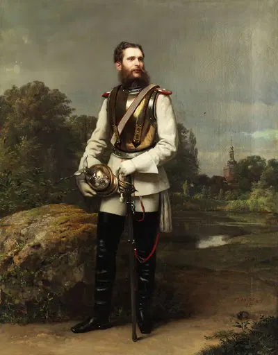 Наследный принц Фридрих Вильгельм Прусский by Оскар Бегас, 1867 — digital art print download