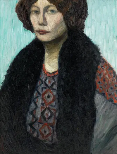Портрет Луизы Модершон-Брелинг by Отто Модерсон, 1912 — digital art print download