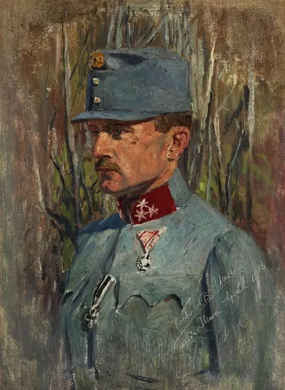 Портрет солдата by Ричард Бенно Адам, 1916 — digital art print download